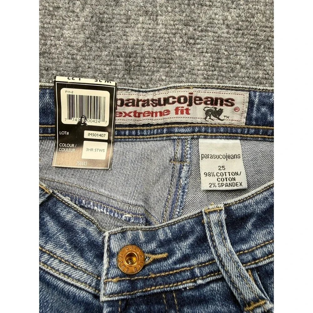 Parasuco Extreme Fit High Rise Skinny Jeans Blue Size 25 NWT IM501407